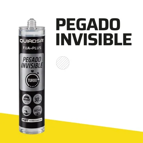 Adhesivo Fija Plus QUIADSA Turbo 290 ml Transparente
