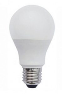 Estandart led 12 watios 3000K A60 E27 110v/230v