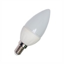 Vela led 7 watios E14 6400K luz fría 110v/230v