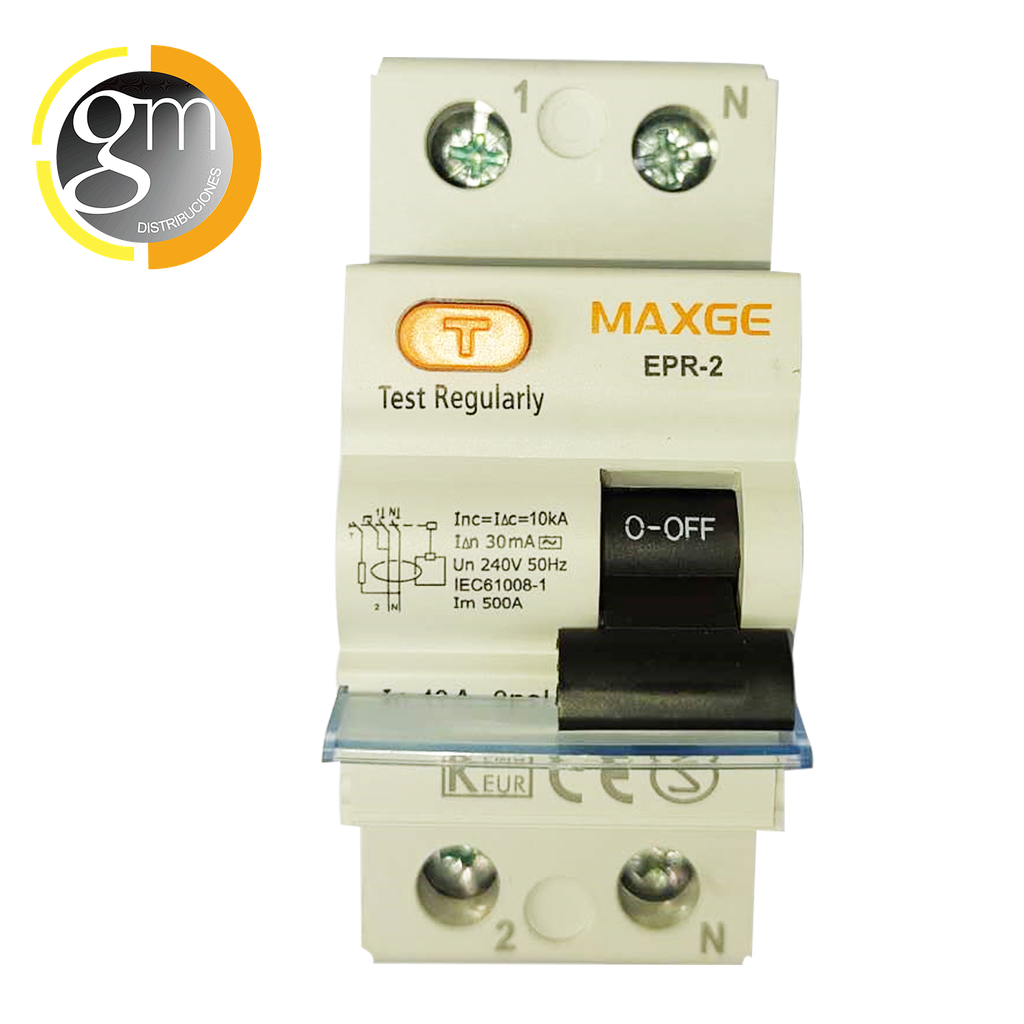 Diferencial 2x40A  300mA 2 polos superinmunizado